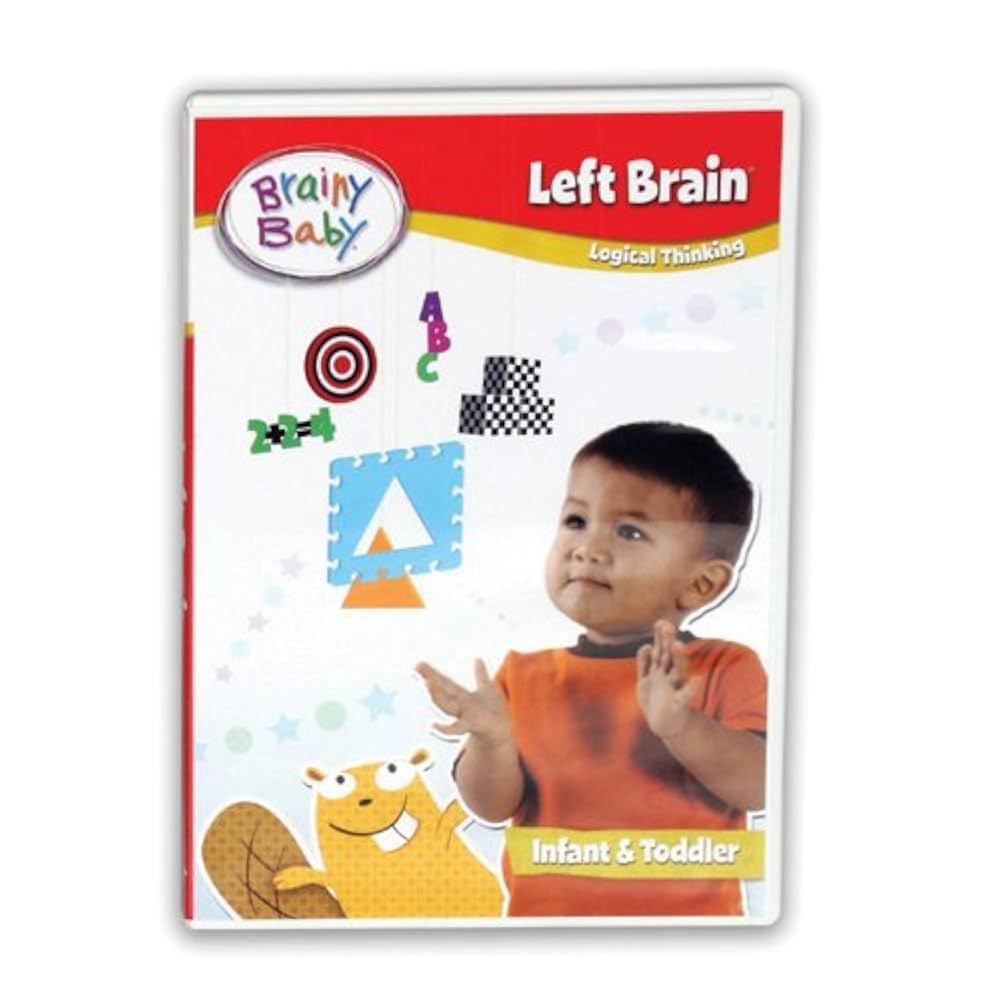 (未使用･未開封品)Brainy Baby Right Brain [DVD] Brainy Baby Right Brain and Left Brain Creative and Logical